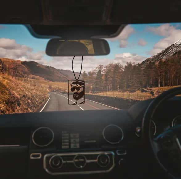 Premium Mohammed Bin Zayed Car Hanging - view 2