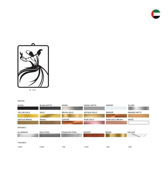 Sufi Inspired Car Hanging Decoration thumbnail 3