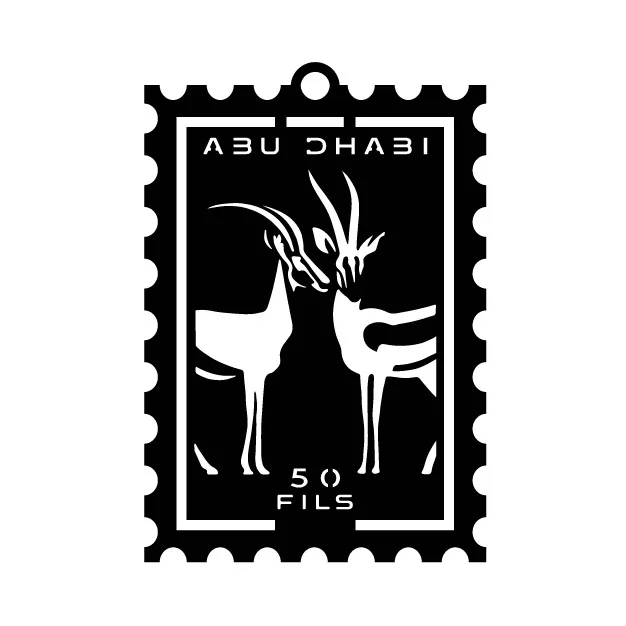 Abu Dhabi Stamp Car Hanging