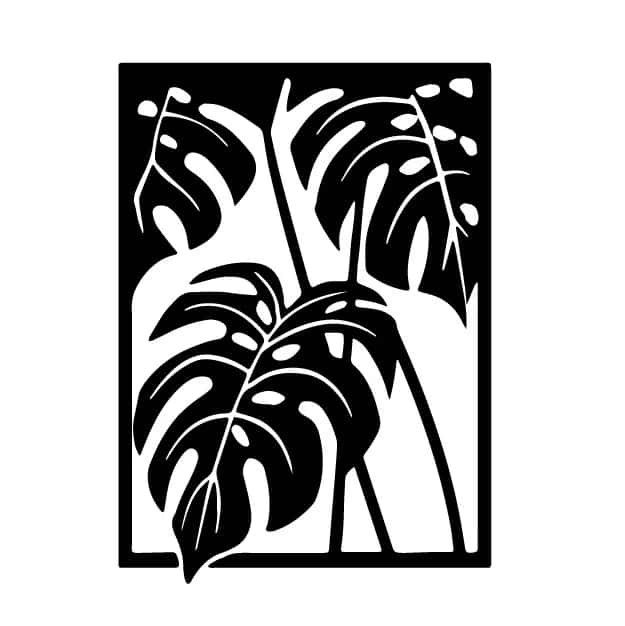 Monstera Leaf Car Hanging