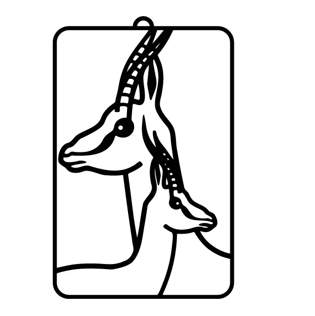 Gazelle Car Hanging Ornament