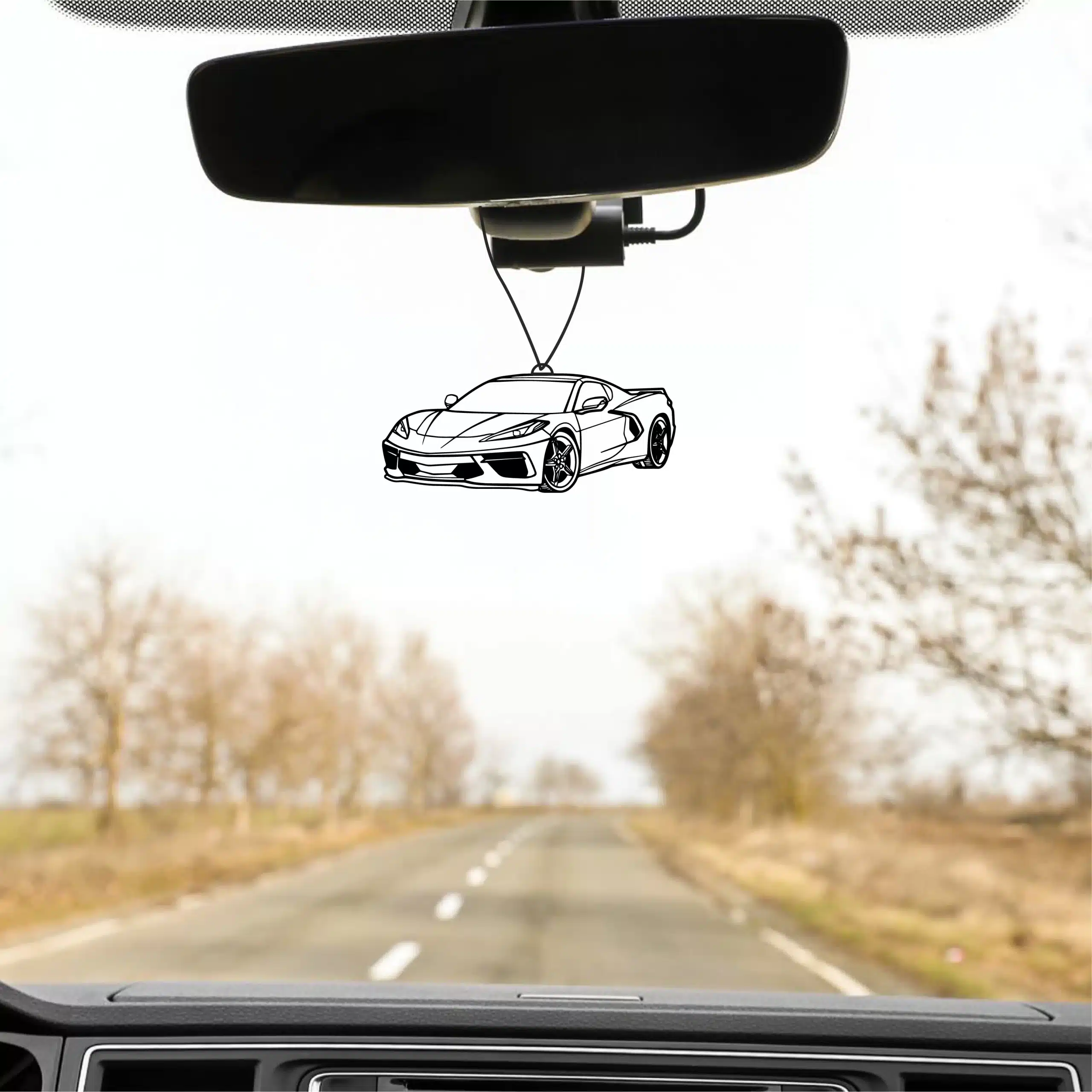 Corvette C8 Car Hanging Ornament - view 2