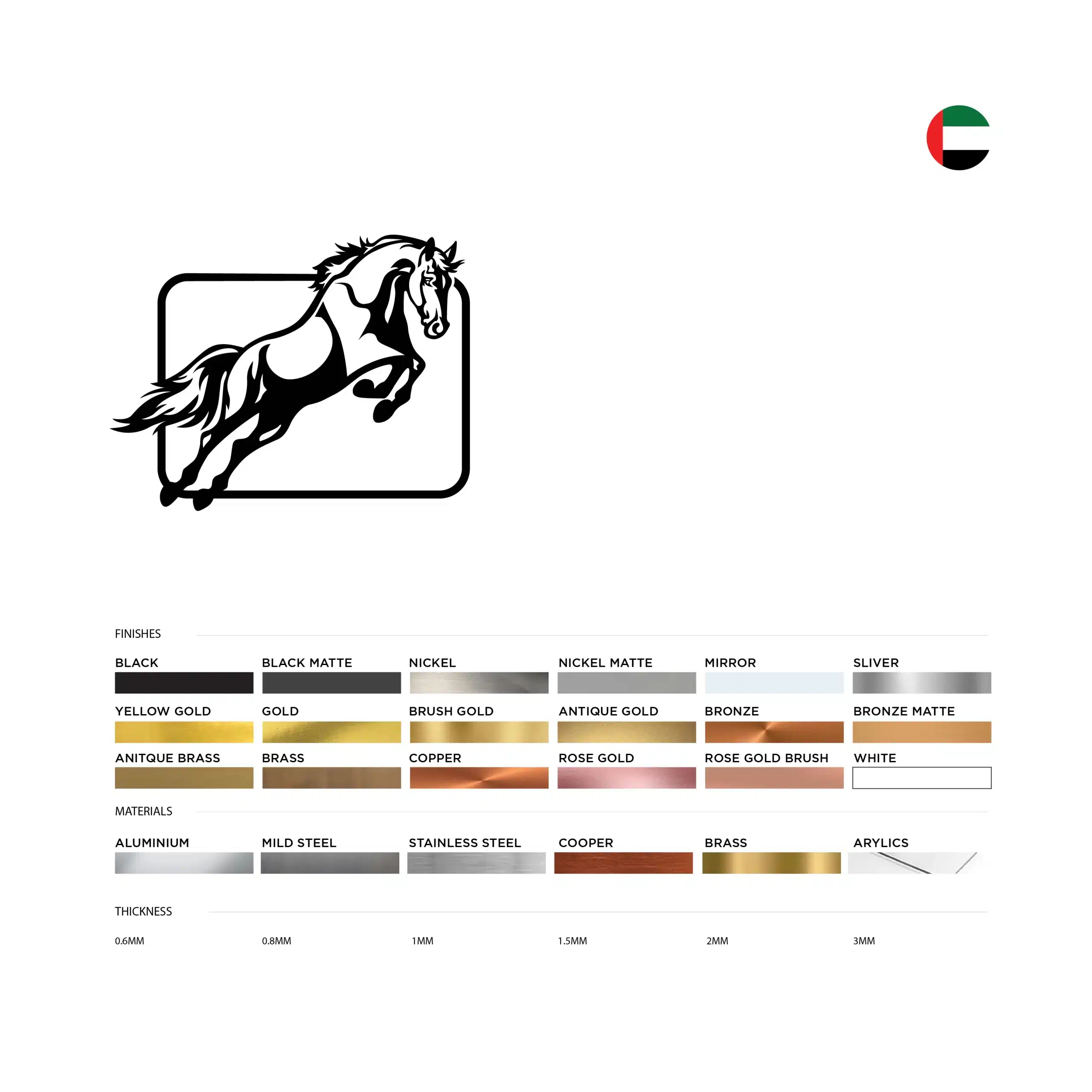 Running Horse Car Hanging thumbnail 3