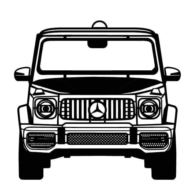 Mercedes G63 AMG Car Hanging Ornament - view 1
