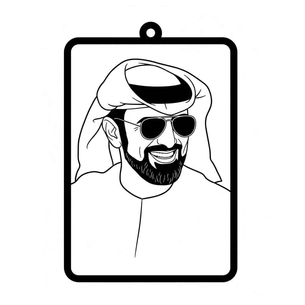 Ammar bin Humaid Al Nuaimi Car Hanging - view 1